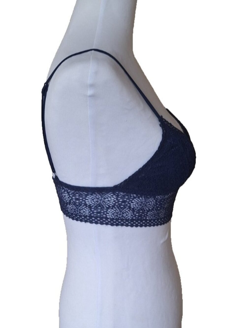 VICTORIA'S SECRET LACE BRALETTES SIZE XS NAVY MAUVE - Picture 9 of 9